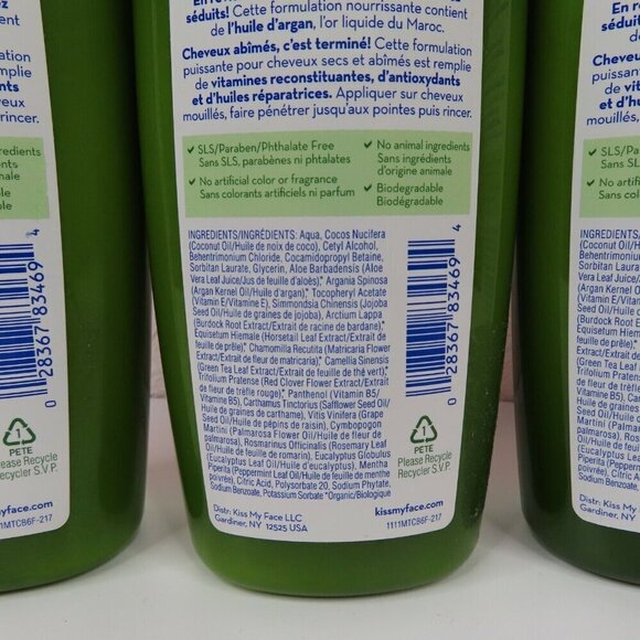 Kiss My Face 4 Pack Miss Treated Palmarosa Mint Dry Damaged Conditioner 11oz NEW - Picture 6 of 6